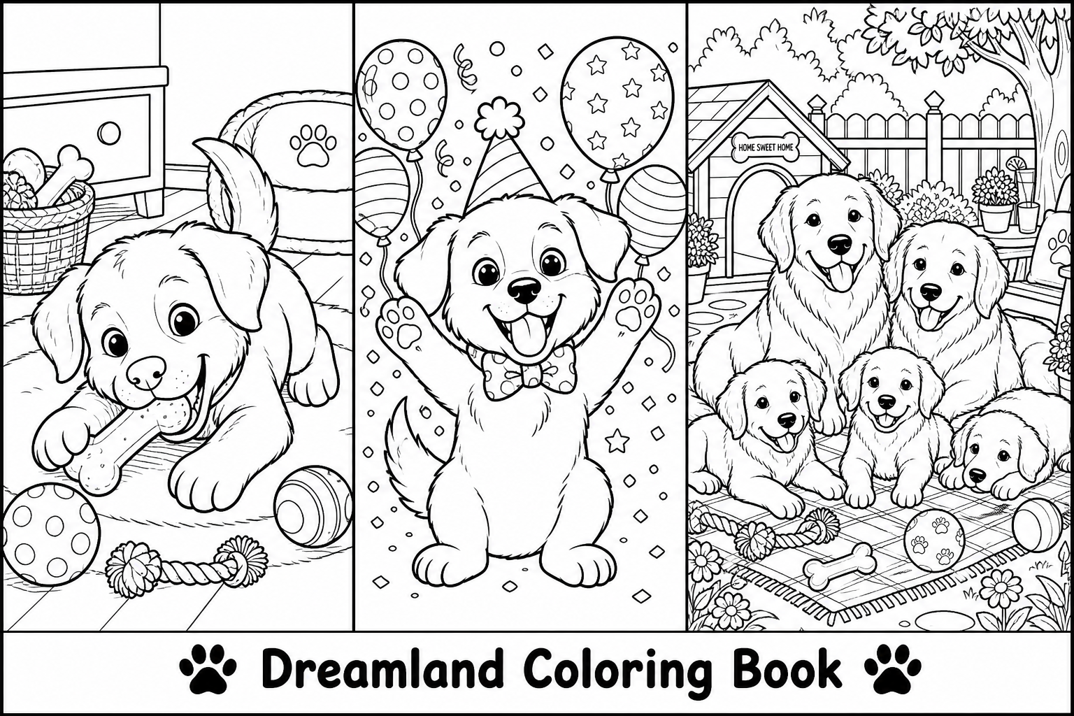 Free Dog Coloring Pages