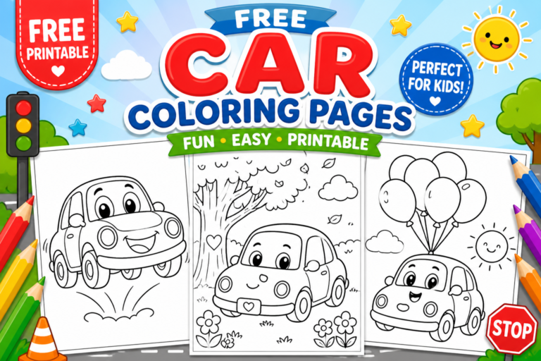 Free Car Coloring Pages